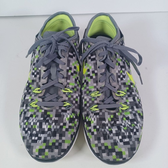 Nike Womens 8.5 Free 5.0 TR FIT 5 Training Shoes Sneaker Black Gray Green Pixel - Picture 3 of 10